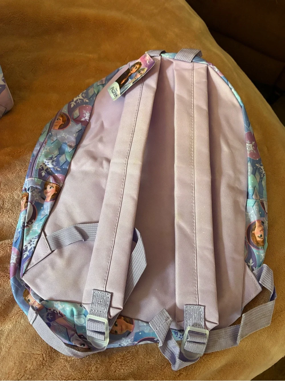 Disney Frozen Purple and Lavender Kids Backpack & Duffel Set